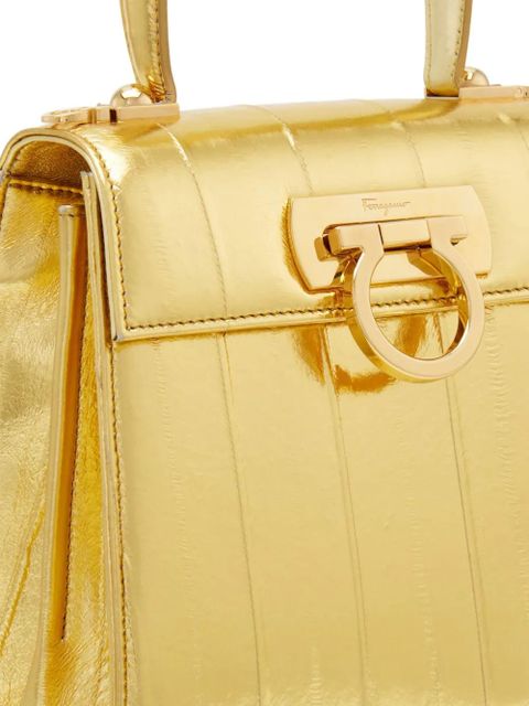 Ferragamo small Iconic top-handle cross body bag - Gold - zdjęcie produktu nr 2
