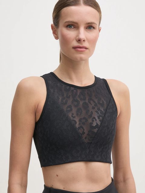 Reebok top treningowy kolor czarny 100214344 - zdjęcie produktu nr 1