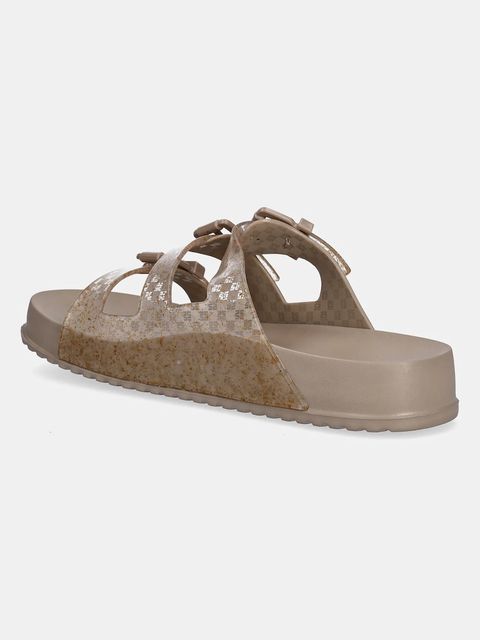 Melissa klapki MELISSA COZY STRIPES AD damskie kolor beżowy M 35943 BC940