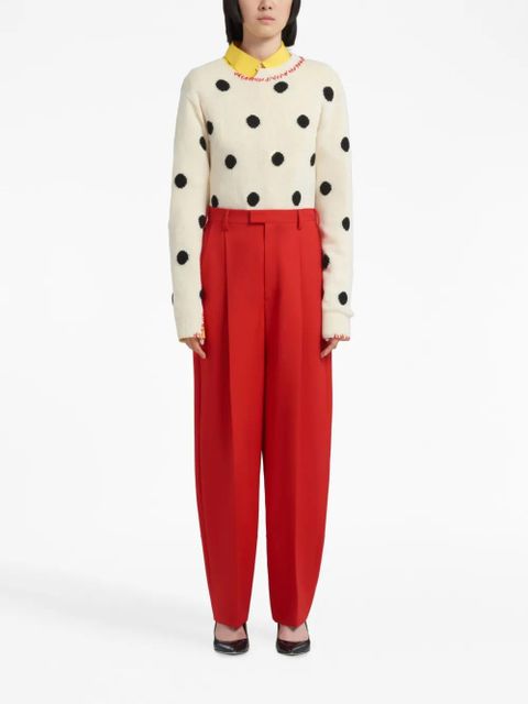 Marni Tropical tailored wool trousers - zdjęcie produktu nr 2