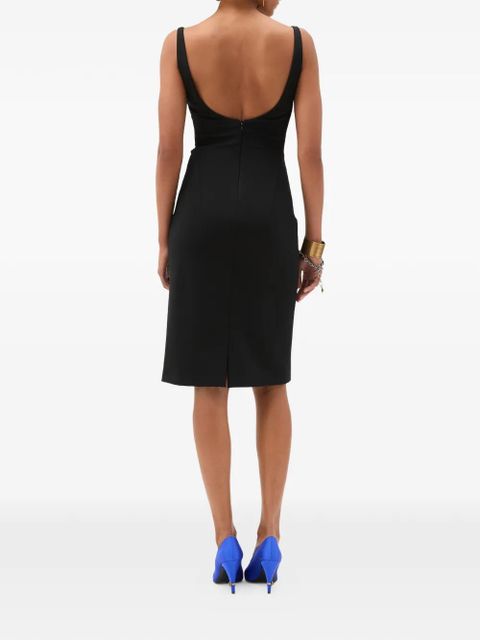 Versace medallion strap dress - Black