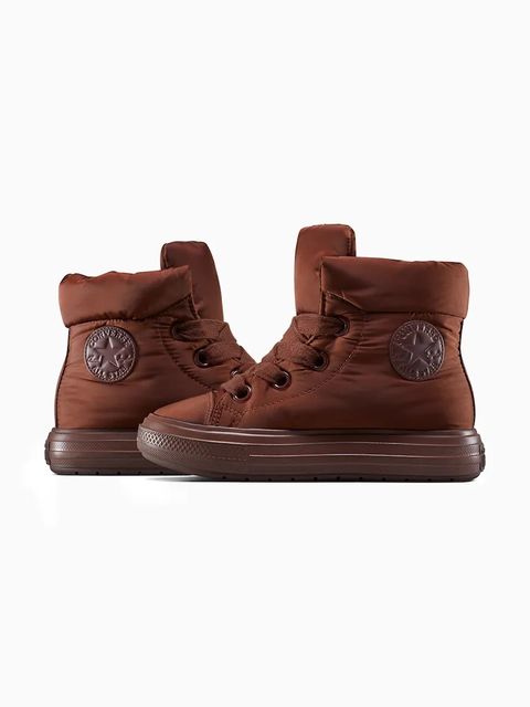 Converse śniegowce Chuck Taylor All Star Elements Boot kolor brązowy A12940C - zdjęcie produktu nr 2