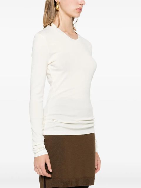 LEMAIRE cotton jersey T-shirt - White