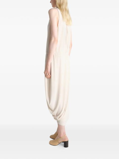 LEMAIRE draped asymmetric dress - Neutrals