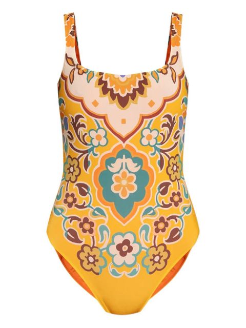 ETRO floral-print swimsuit - Yellow - zdjęcie produktu nr 1
