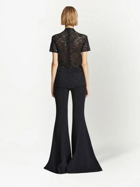 Proenza Schouler stretch lace top - Black