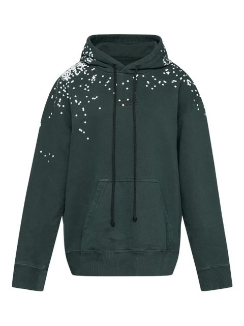 MM6 Maison Margiela speckled-print hoodie - Green - zdjęcie produktu nr 1