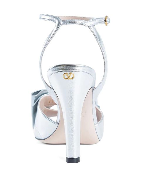 Valentino Garavani 95mm Bowow sandals - Silver