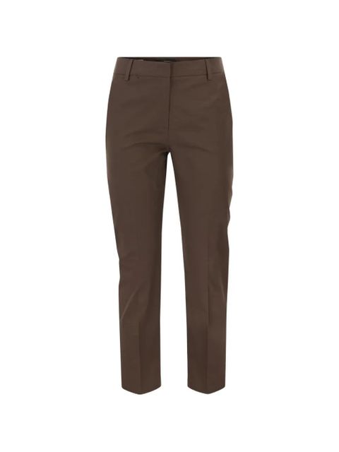 Weekend Max Mara slim-fit cropped trousers - Brown - zdjęcie produktu nr 1