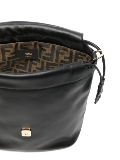 FENDI leather backpack - Black