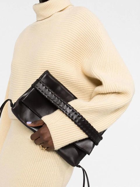 Chloé Mony leather clutch bag - Black