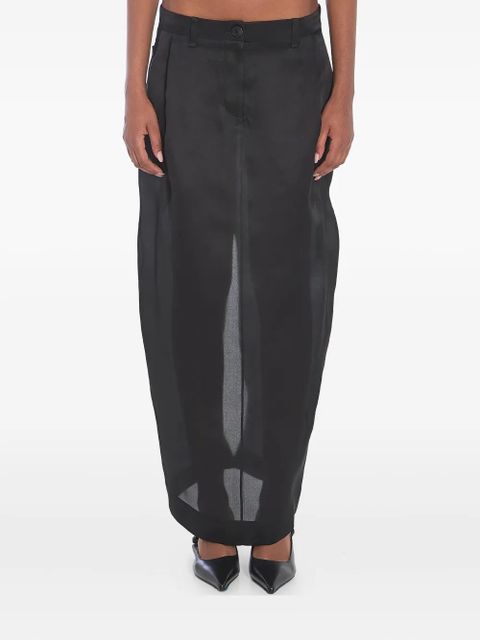 KHAITE Lucian skirt - Black - zdjęcie produktu nr 1
