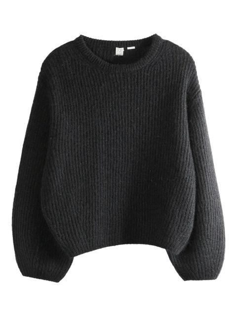 TOTEME ribbed sweater - Black - zdjęcie produktu nr 1