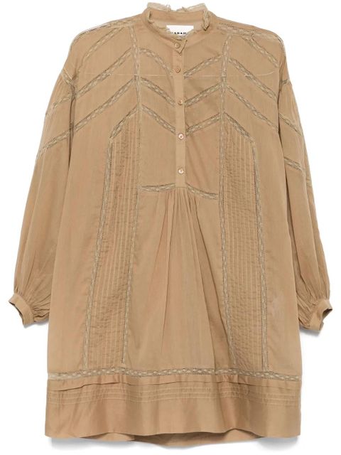 MARANT ÉTOILE Galia mini dress - Neutrals