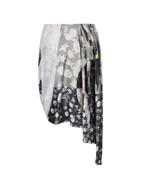 Maison Margiela midi floral-print draped skirt - Neutrals - zdjęcie produktu nr 2
