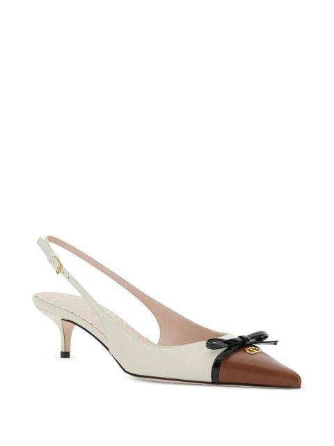 Valentino Garavani 45mm Bepointy slingback pumps - White