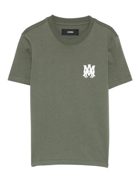 AMIRI logo-detail crew-neck T-shirt - Green - zdjęcie produktu nr 1