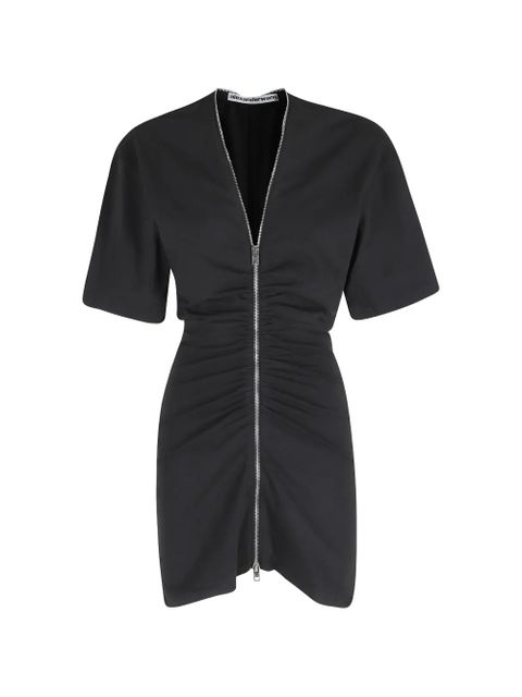 Alexander Wang Zipper Tee mini dress - Black - zdjęcie produktu nr 1