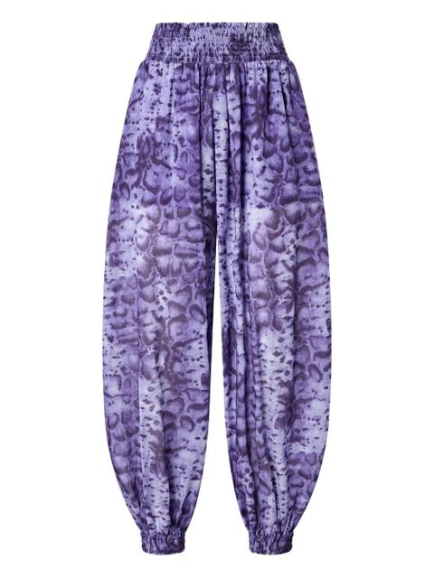 PINKO print gathered trousers - Purple - zdjęcie produktu nr 1