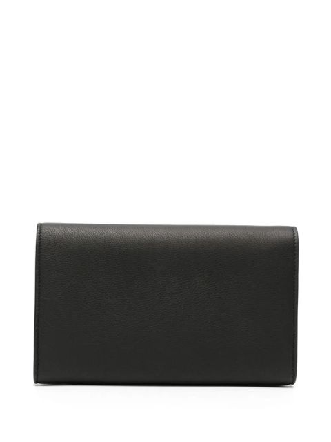 The Row Sofia Continental leather wallet - Black