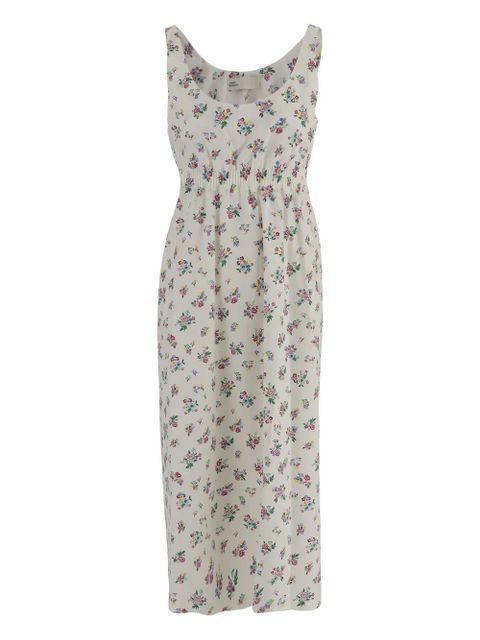 Tory Burch floral-print cotton dress - White - zdjęcie produktu nr 1