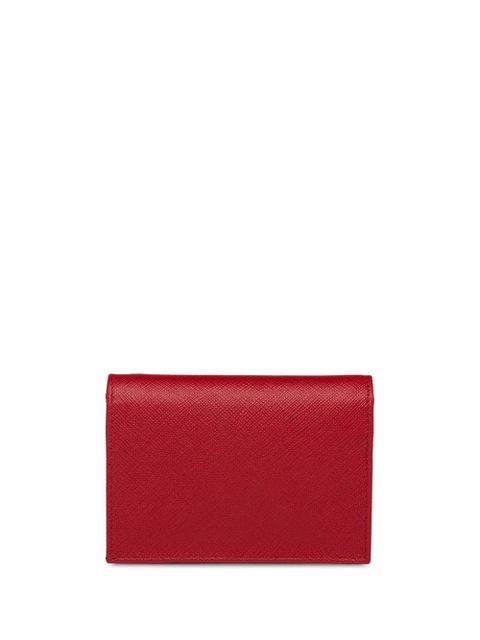 Prada logo-plaque wallet - Red - zdjęcie produktu nr 2
