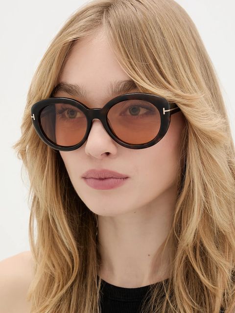 Tom Ford okulary przeciwsłoneczne damskie kolor brązowy FT1009_5552E - zdjęcie produktu nr 1
