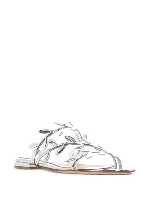 Gianvito Rossi Flavia flat sandals - Grey - zdjęcie produktu nr 2