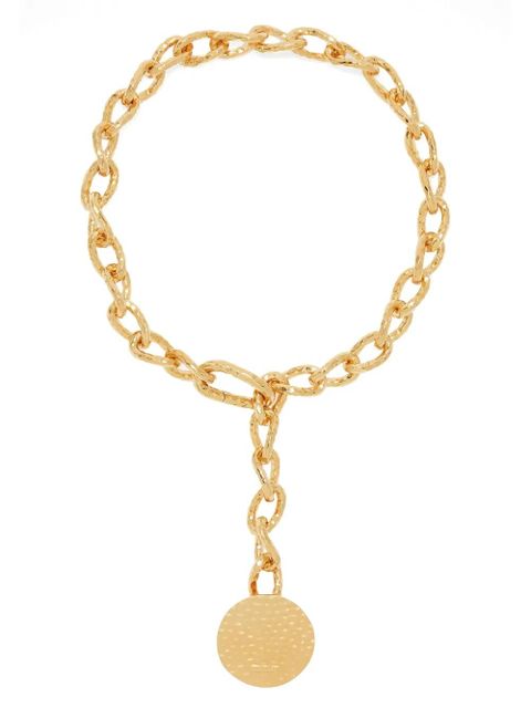 Jil Sander circular pendant necklace - Gold - zdjęcie produktu nr 1