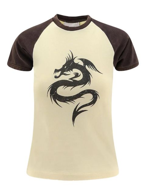 Coperni logo-print crew-neck T-shirt - Neutrals - zdjęcie produktu nr 1