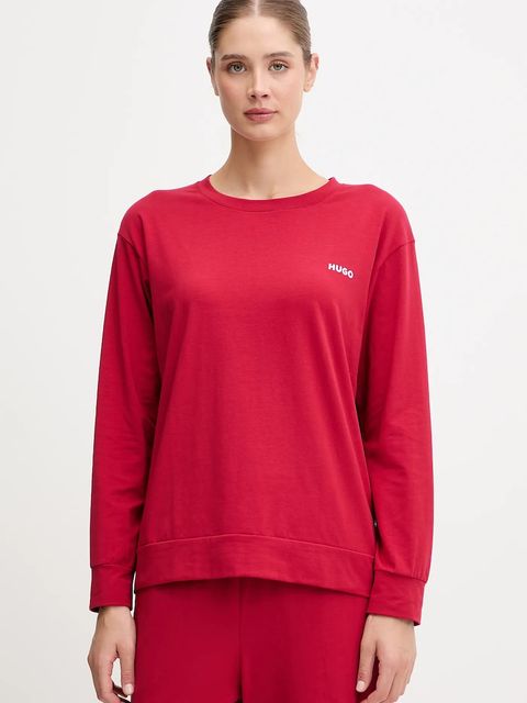 HUGO longsleeve lounge kolor czerwony 50555632 - zdjęcie produktu nr 1