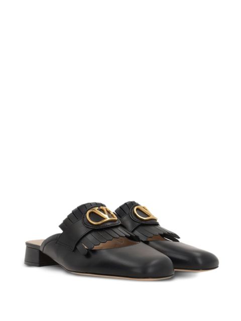 Valentino Garavani VLogo Signature mules - Black - zdjęcie produktu nr 2