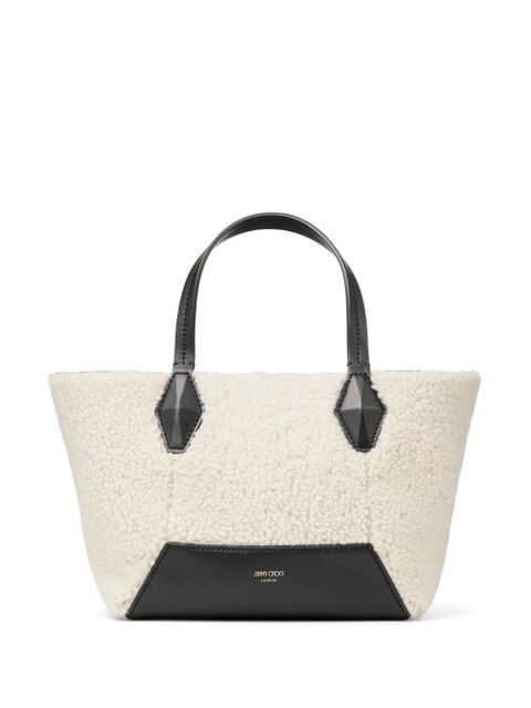 Jimmy Choo small Diamond tote bag - White - zdjęcie produktu nr 1