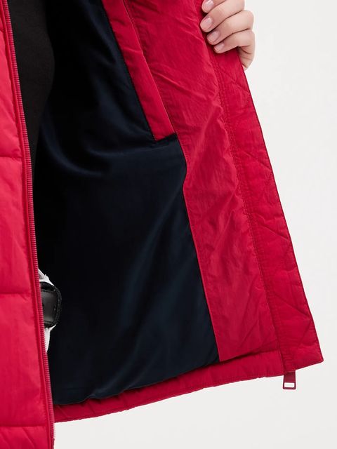 Tommy Jeans kurtka kolor bordowy zimowa DW0DW21621