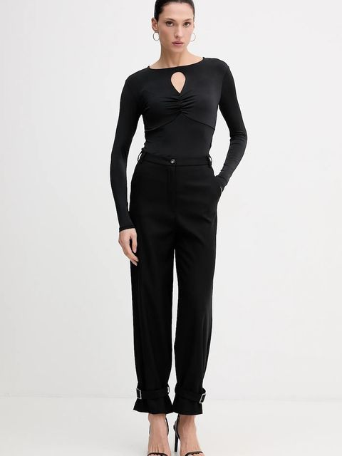 Sisley longsleeve kolor czarny 35B8L107V