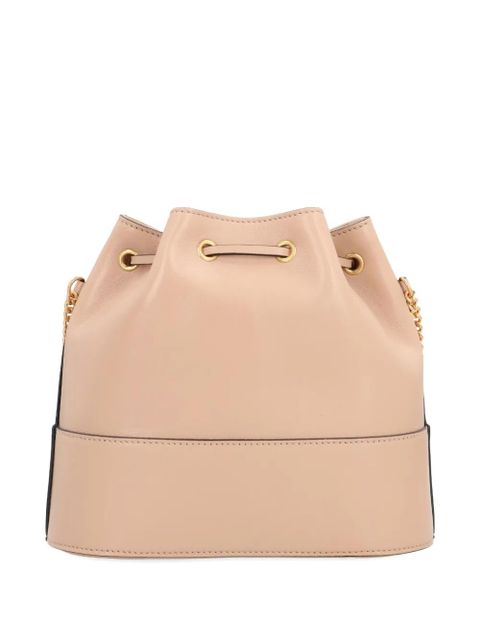Valentino Garavani mini VLogo Signature leather bucket bag - Pink
