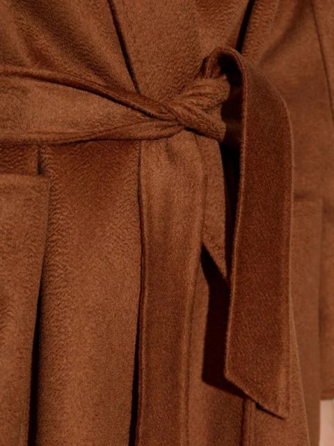 Max Mara Ludmilla belted wide-sleeve coat - Brown