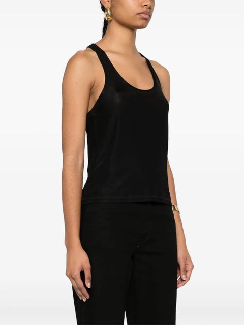 TOM FORD ribbed-knit racerback top - Black