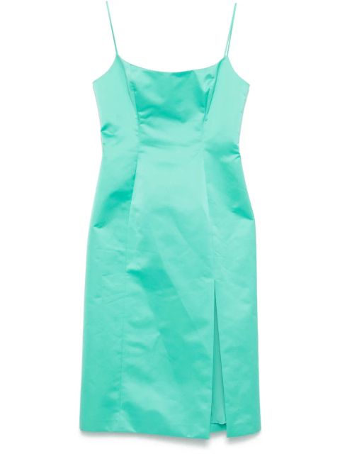 Blumarine satin midi dress - Green