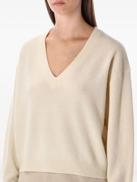 American Vintage V-neck knitwear - Neutrals - zdjęcie produktu nr 2