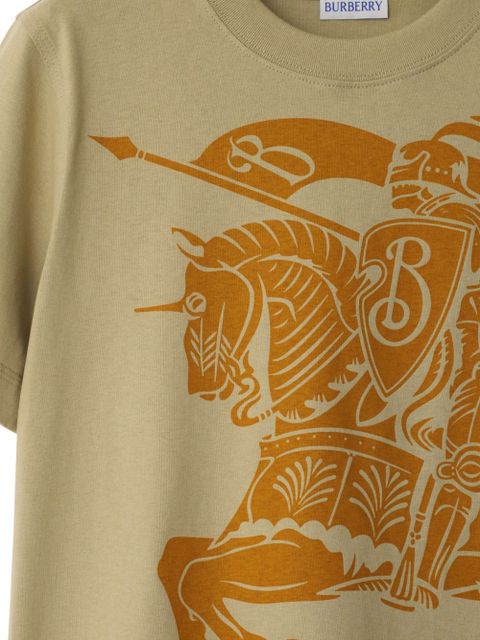 Burberry Equestrian Knight-print crew-neck T-shirt - Neutrals