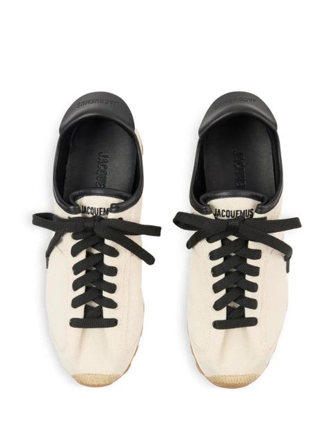 Jacquemus lace-up leather sneakers - Neutrals