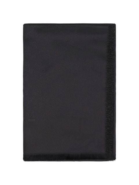Gucci GG fringed shawl - Black - zdjęcie produktu nr 1