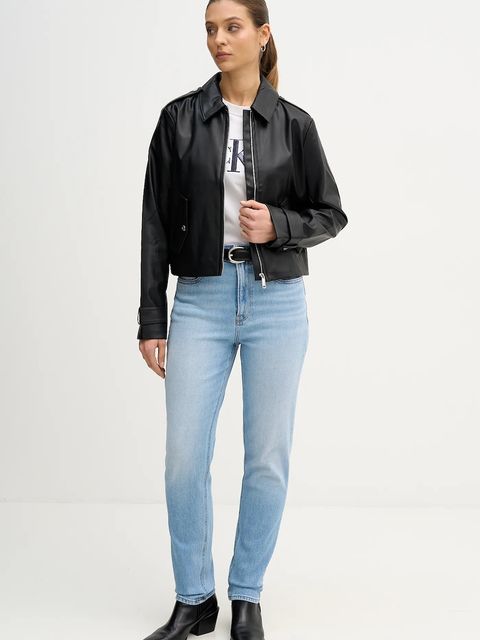 Calvin Klein Jeans jeansy damskie high waist LV047E787G - zdjęcie produktu nr 2