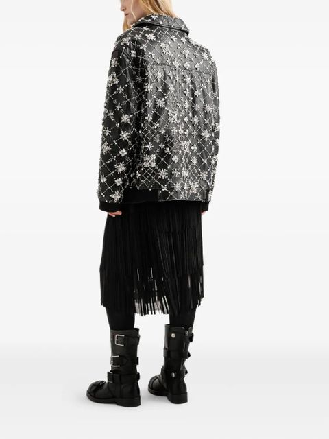 Dolce & Gabbana fringed organza skirt - Black