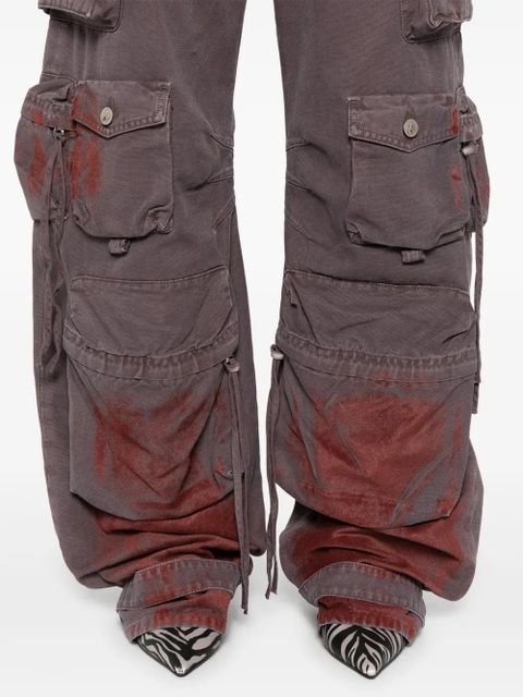 The Attico Fern cargo pants - Purple