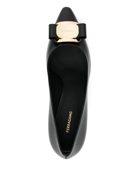 Ferragamo 80mm Vara bow pumps - Black