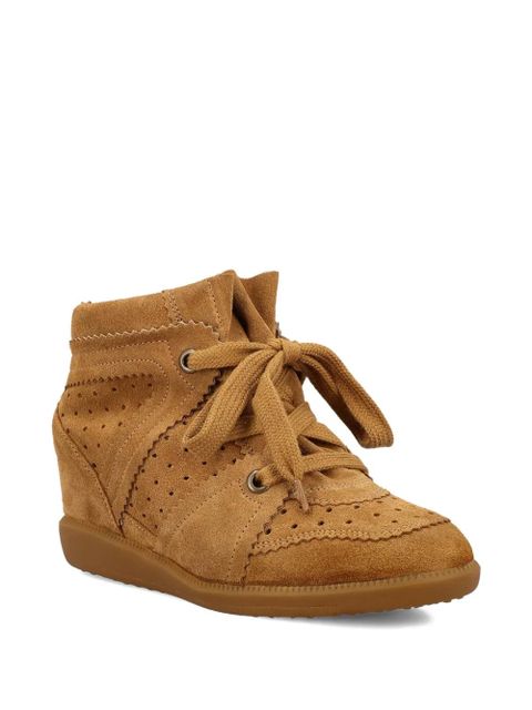 ISABEL MARANT perforated wedge boots - Brown - zdjęcie produktu nr 2