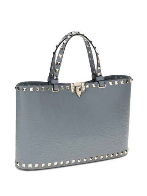 Valentino Garavani Small tote bag rockstud - Blue