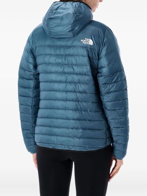 The North Face hooded quilted jacket - Blue